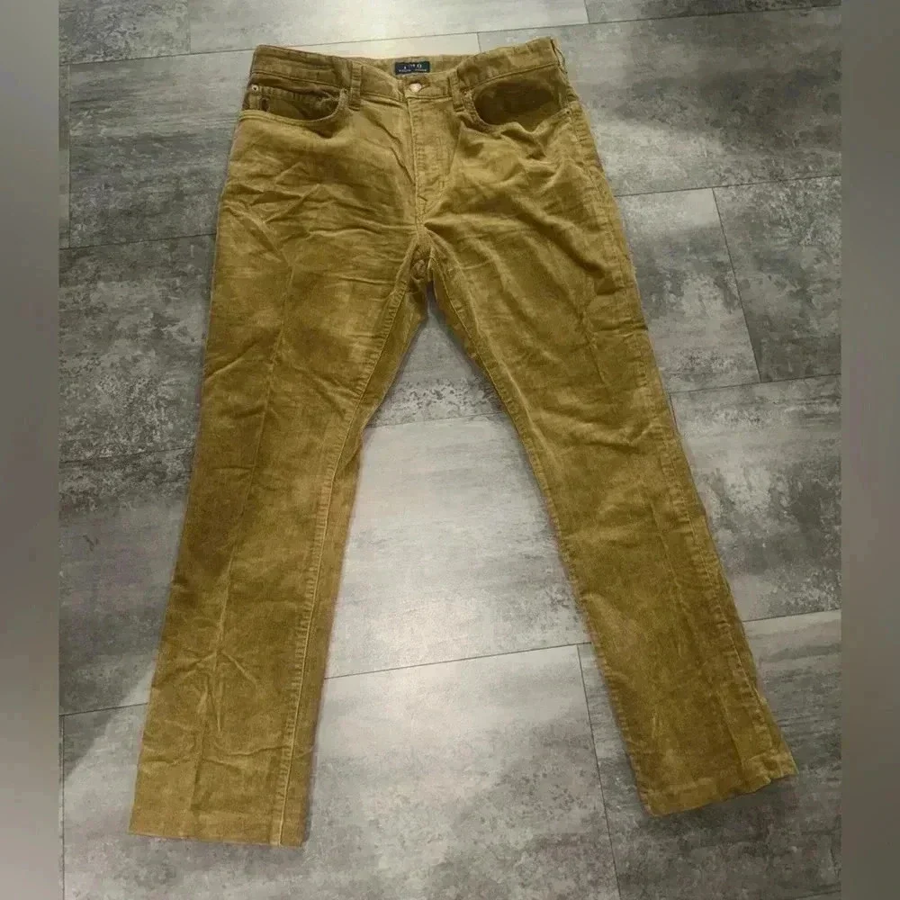 NEW Polo Ralph Lauren The Varick Slim Straight Fit Jeans corduroy 36/32